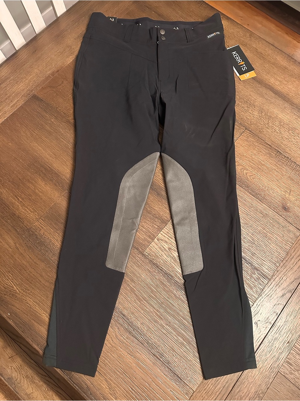 Kerrits Petite Crossover II®  Breeches – Black – Ladies Large Petite NEW